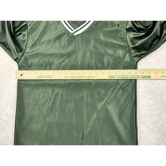 Vintage 80s 90s DON ALLESON Jersey Pullover Baseball Jersey USA Small Green - Picture 5 of 7